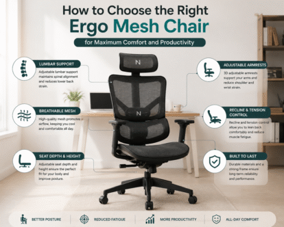 How to Choose the Right Ergo Mesh Chair for Maximum Comfort and Productivity