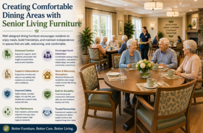 Creating Comfortable Dining Areas with Senior Living Furniture